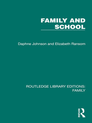 cover image of Family and School